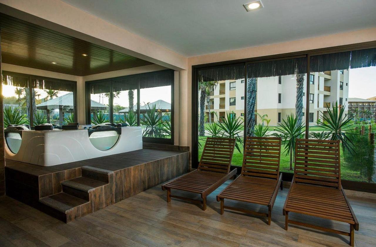 Paraiso Frente Mar!! 04 Pessoas-Pe Na Areia Vg Sun Cumbuco-Hidro, Sauna, Academia, Piscina,Cozinha Completa, Wifi, Parquinho Infantil Zewnętrze zdjęcie