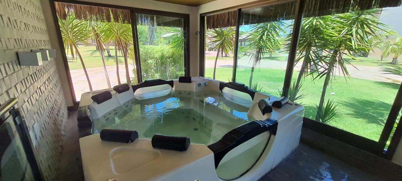 Paraiso Frente Mar!! 04 Pessoas-Pe Na Areia Vg Sun Cumbuco-Hidro, Sauna, Academia, Piscina,Cozinha Completa, Wifi, Parquinho Infantil Zewnętrze zdjęcie