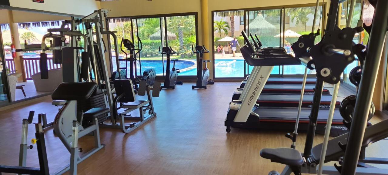 Paraiso Frente Mar!! 04 Pessoas-Pe Na Areia Vg Sun Cumbuco-Hidro, Sauna, Academia, Piscina,Cozinha Completa, Wifi, Parquinho Infantil Zewnętrze zdjęcie