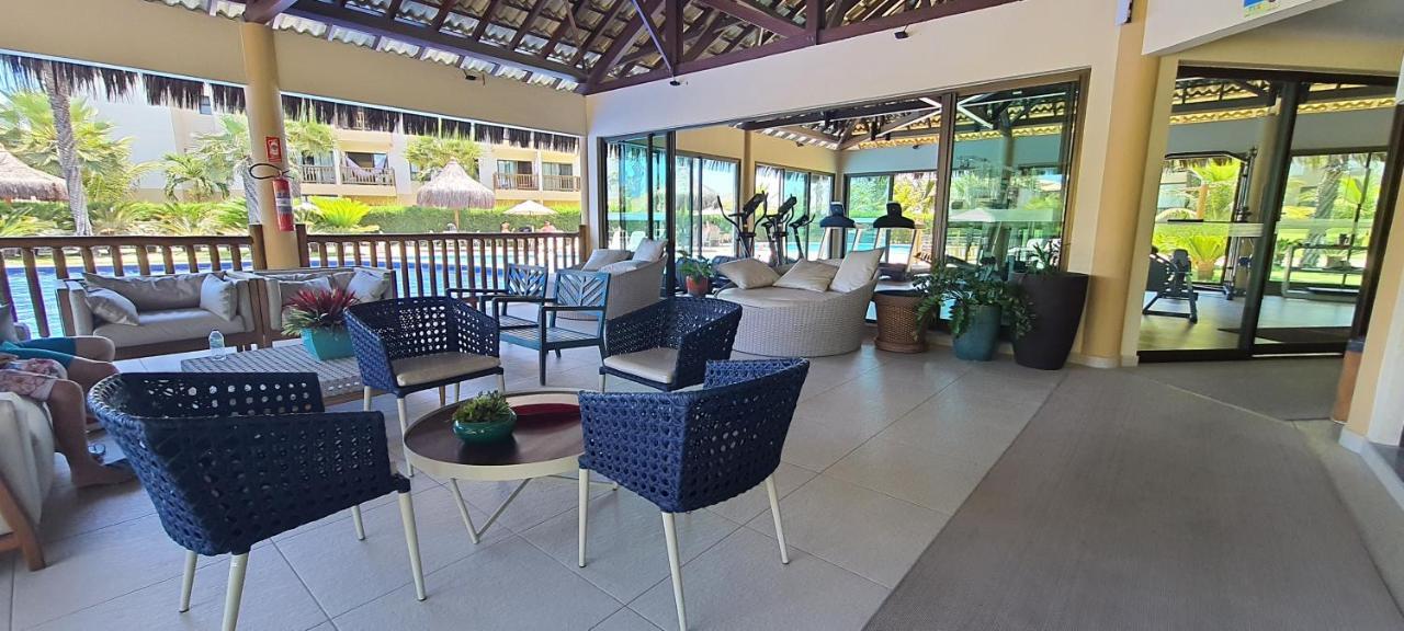 Paraiso Frente Mar!! 04 Pessoas-Pe Na Areia Vg Sun Cumbuco-Hidro, Sauna, Academia, Piscina,Cozinha Completa, Wifi, Parquinho Infantil Zewnętrze zdjęcie