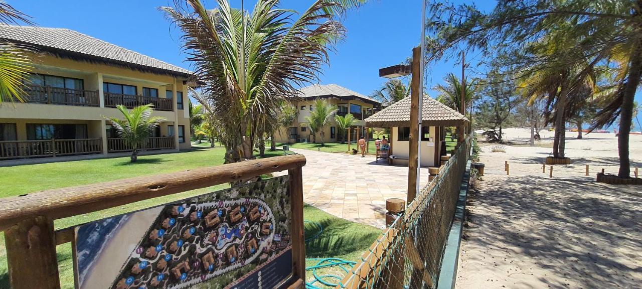 Paraiso Frente Mar!! 04 Pessoas-Pe Na Areia Vg Sun Cumbuco-Hidro, Sauna, Academia, Piscina,Cozinha Completa, Wifi, Parquinho Infantil Zewnętrze zdjęcie